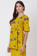 Yellow Viscose Rayon Top image number 2