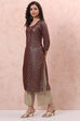 Turq LIVA Straight Kurta image number 2