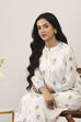 White Cotton Kurta Pants Set image number 7