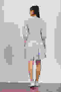 Blue Rayon Flex Tiered Dresses image number 3