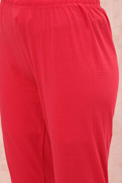 Pink Cotton Churidar image number 1