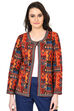 Red Straight Modal Jacket image number 0