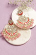 Pink Alloy Earrings image number 0