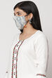 Beige Cotton Mask image number 2