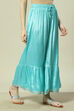 Aqua Viscose Palazzo image number 3