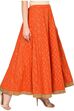 Orange Cotton Skirt image number 3