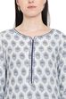 Indigo Rayon Straight Kurta image number 1