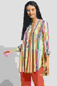 Multi Viscose Rayon Straight Kurti image number 2