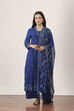Blue Rayon Kalidar Suit Sets image number 6