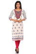 Beige Cotton Straight Kurta image number 0