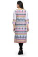 White Cotton Straight Kurta image number 3