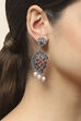 Pink Oxidised Alloy Earrings image number 1