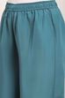 Teal Viscose Rayon Kalidar Suit Set image number 2