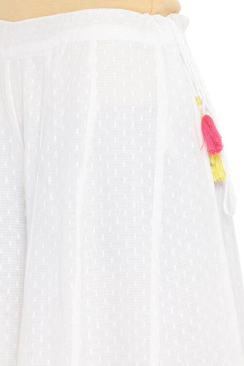 Ecru Cotton Palazzo image number 1