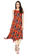 Red A-Line Modal Kurta image number 0