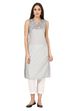 Grey Straight Cotton Kurta image number 0