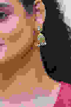 Gold Alloy Jhumka image number 1