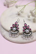 Dark Pink Alloy Drop & Danglers image number 0