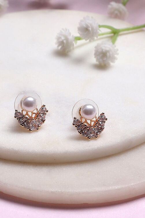 White Alloy Studs image number 0