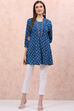 Indigo LIVA Shibori Top image number 5