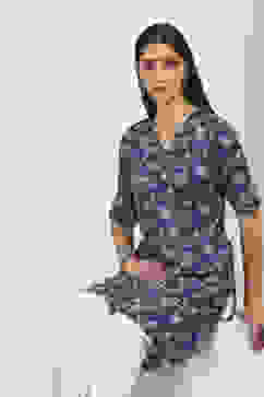 Blue Rayon Straight Kurtas image number 5