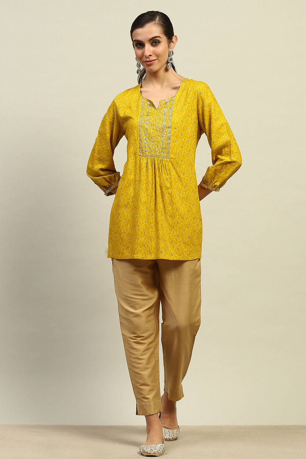 Red Rayon Slub Printed Straight Kurta image number 0