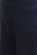Black Acrylic Winter Palazzo Pants image number 1