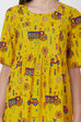 Yellow Viscose Rayon Top image number 1