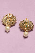 Green Alloy Earrings image number 2