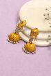 Yellow Brass Earrings image number 0