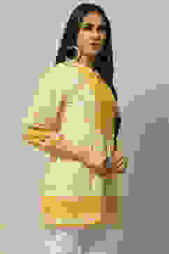 Yellow Rayon Indie Top image number 4