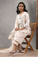 Aqua Viscose Blend Printed Straight Suit Set image number 0