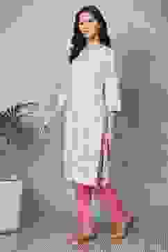 Purple Rayon Straight Kurtas image number 2