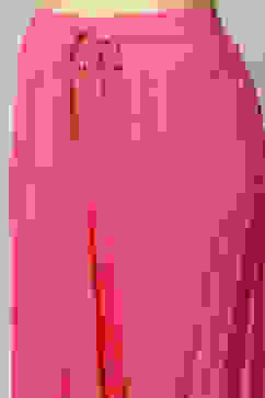 Pink LIVA Straight Printed Kurta Palazzo Suit Set image number 2