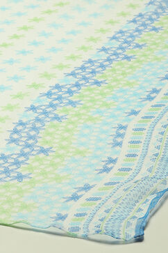 White Cambric Floral Printed Straight Kurta Set image number 3