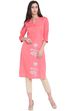 Peach Cotton Straight Kurta image number 0