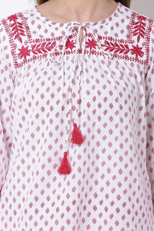 Blue Cotton Indie Top image number 1