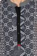 Black Kalidar Cotton Kurta image number 1