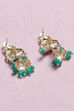 Green Alloy Earrings image number 2