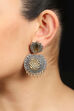 Lotus In Two Tone Earrings image number 0