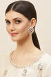 Maroon Alloy Earrings image number 3