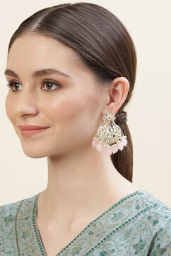 Light Pink Alloy Earrings image number 2