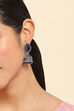 Navy Brass Jhumka image number 1