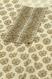 Ivory Viscose Blend Straight Suit Set image number 1