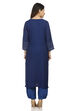 Indigo Straight Viscose Rayon Kurta image number 4