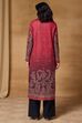 Maroon Polyester Regular Printed Cape image number 4