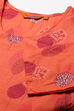 Orange Cotton And Cambric Straight Kurta image number 1