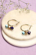 Blue Alloy Earrings image number 0