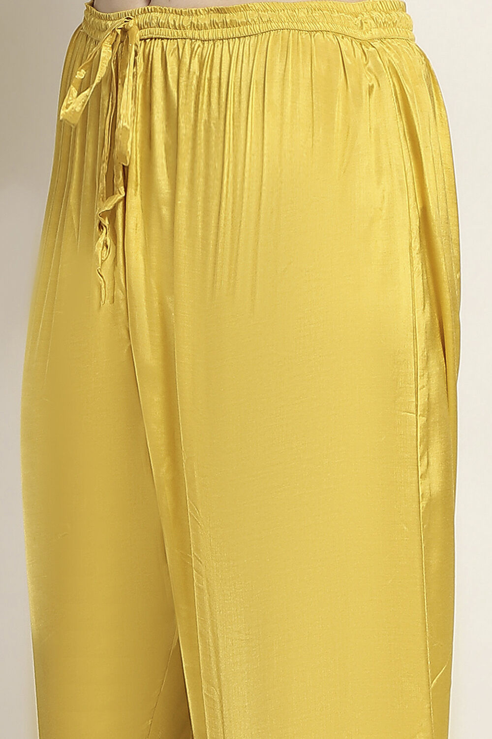 Mauve Cotton Floral Straight Suit Set image number 2