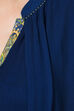 Indigo Straight Viscose Indie Top image number 5
